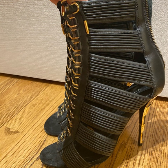 💎Balmain lace-up sandals - Picture 3 of 6